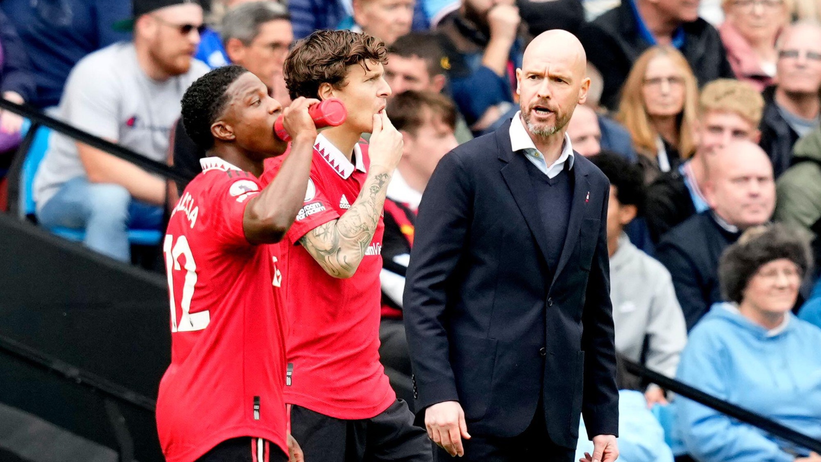 Le joueur de Man Utd qui a désobéi à Ten Hag lors de la défaite contre Man City révélé