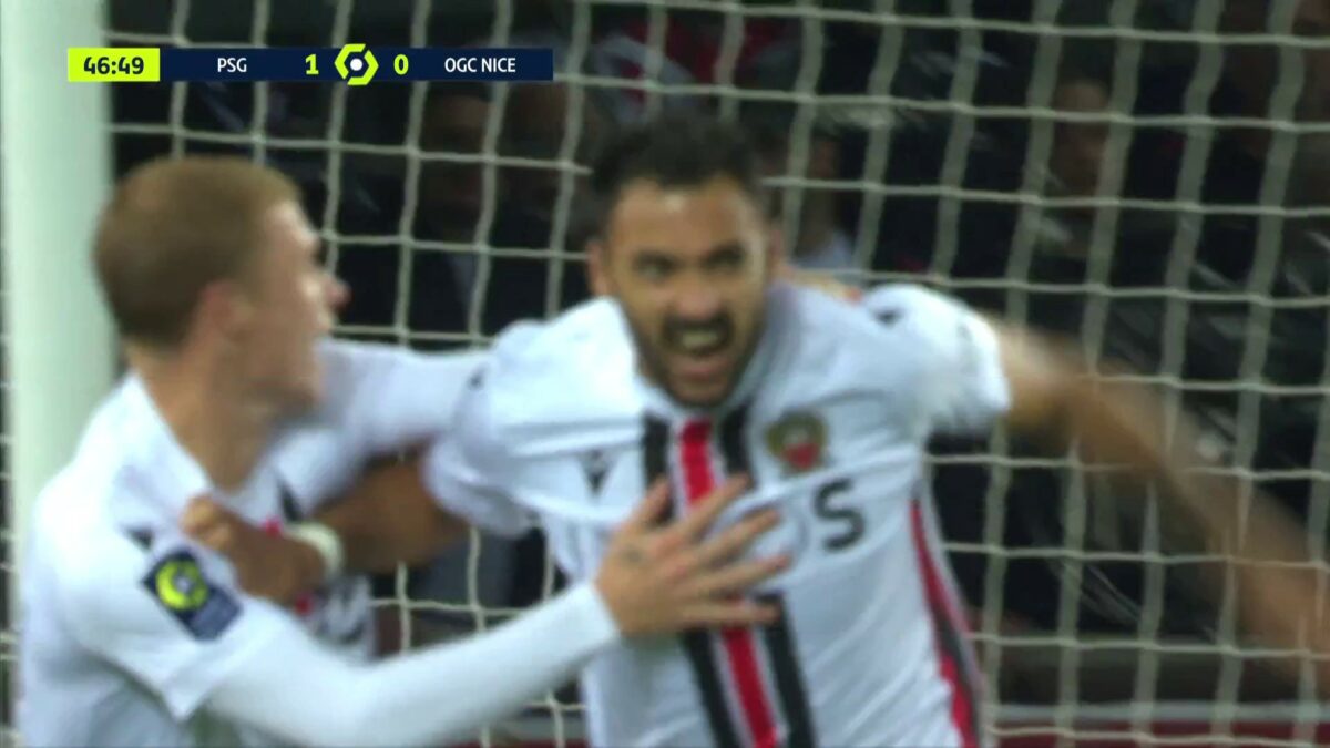 Gaëtan Laborde égalise pour l’OGC Nice au Parc des Princes (VIDEO)