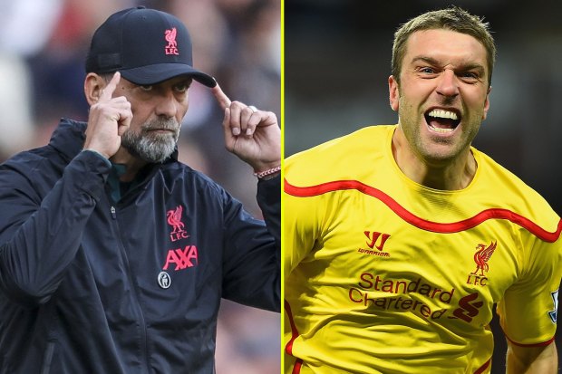 JF TALKSPORT Rickie Lambert and Jurgen Klopp