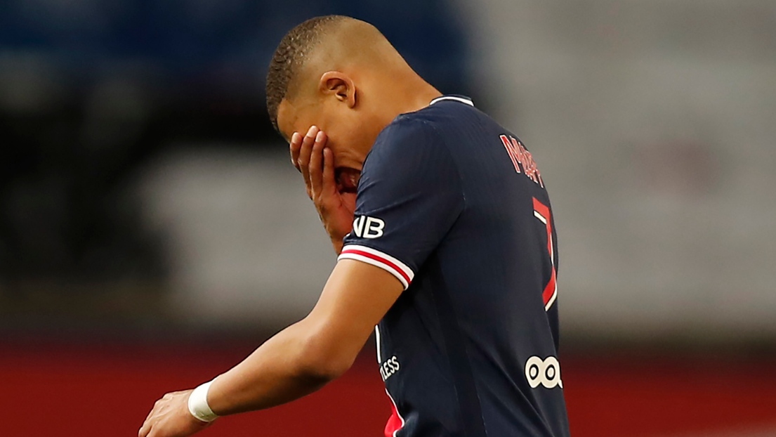 Mbappe triste