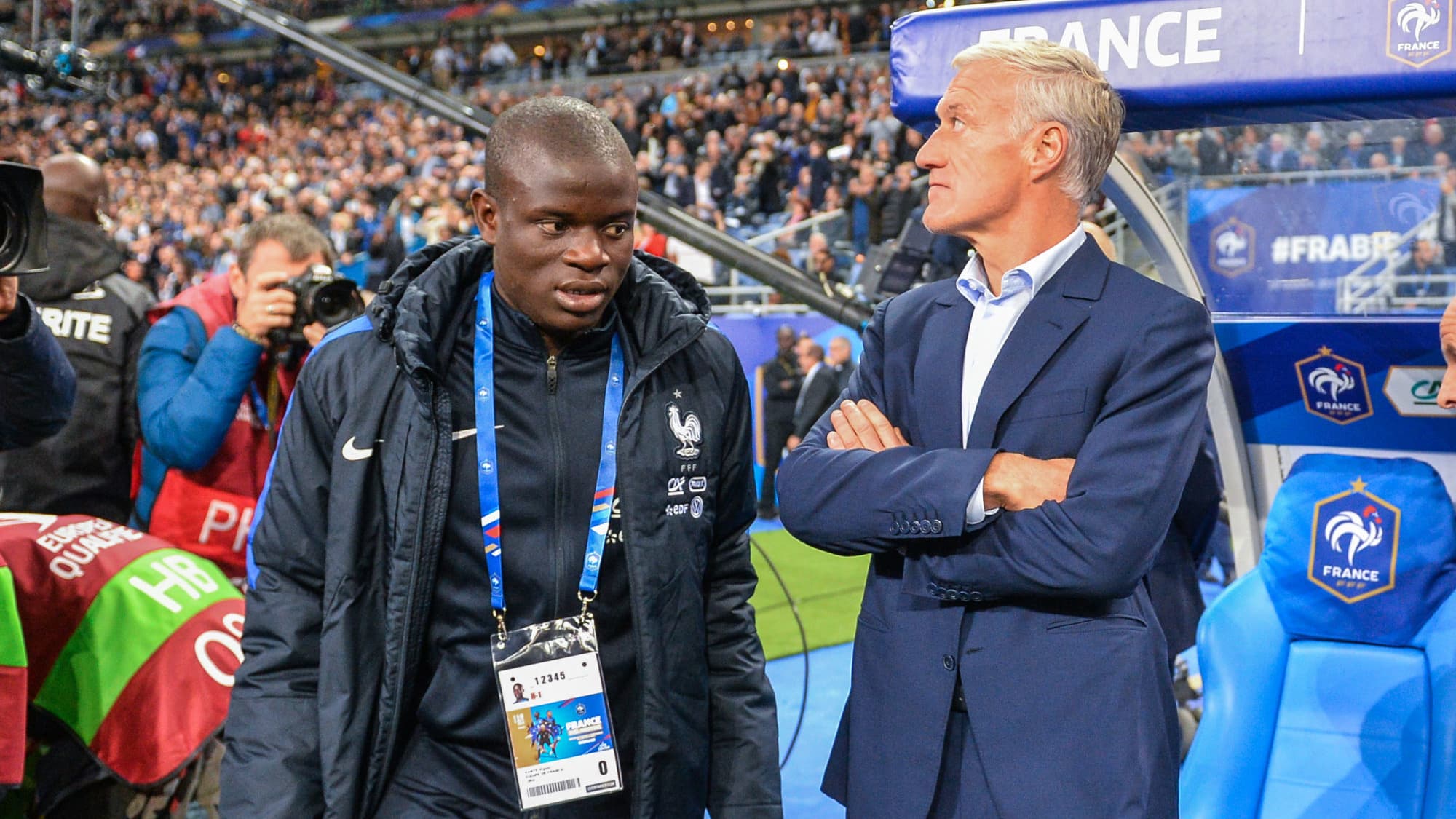 N Golo Kante et Didier Deschamps en 2018 1503398