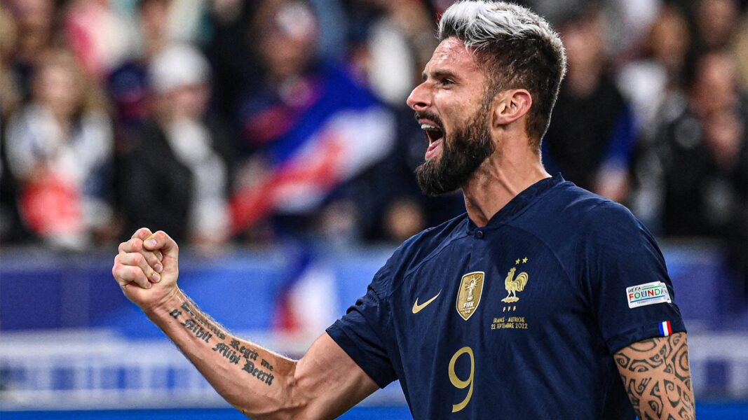 Olivier Giroud France Austria 2022