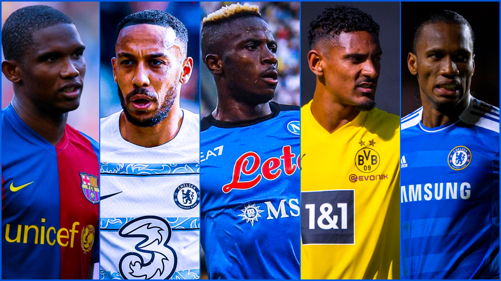 Drogba 2è, Haller 5è, Eto’o… le classement des 20 attaquants africains les mieux notés sur FIFA23