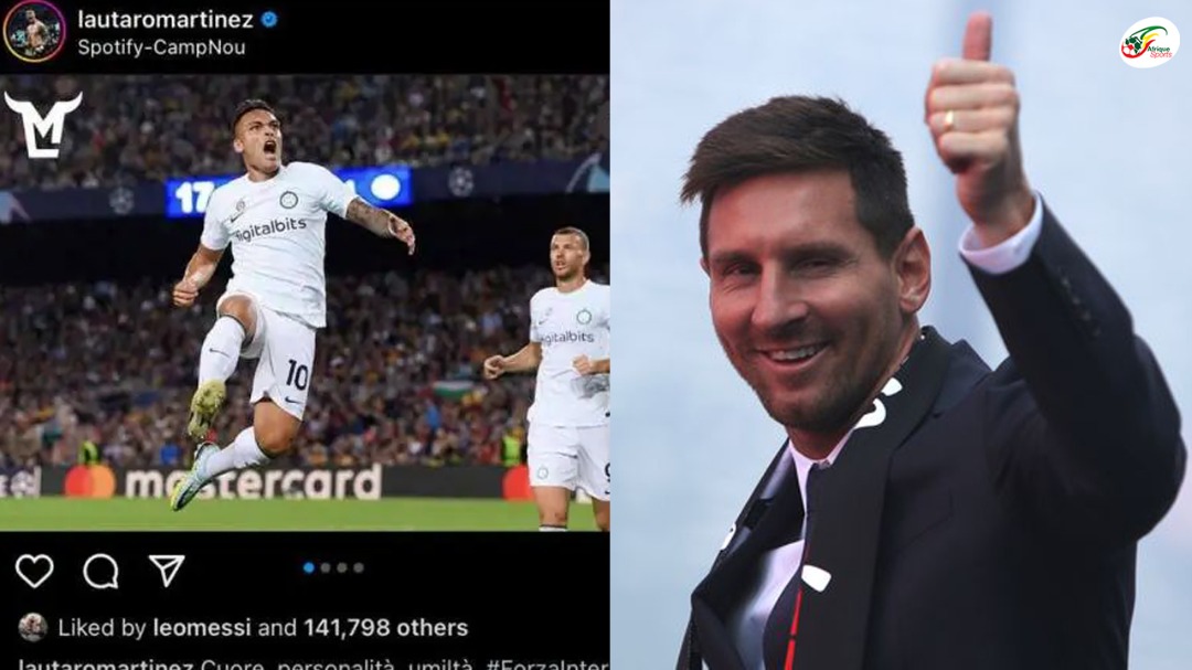 Les Barcelonais crachent sur Messi après son like sur le post de Lautaro Martinez
