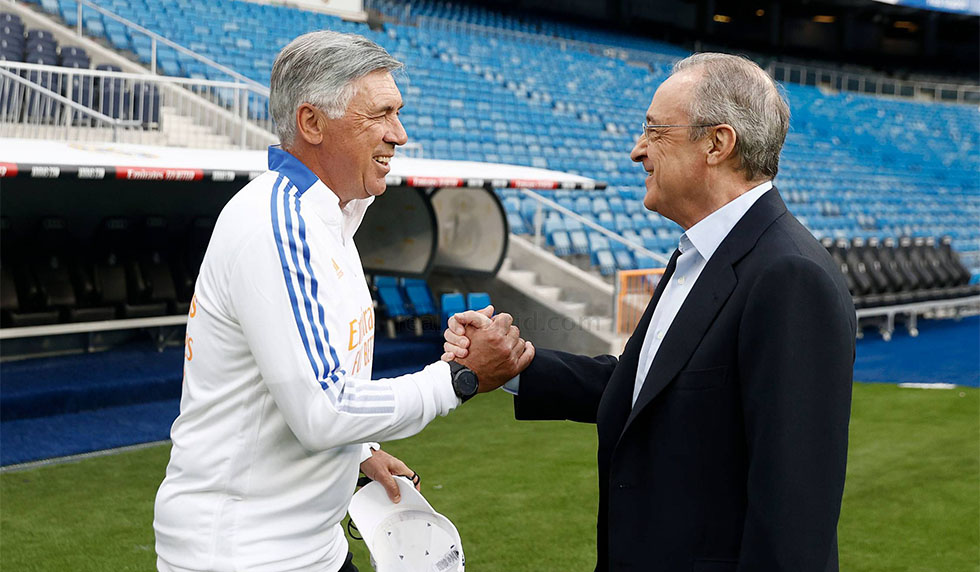 carlo ancelotti florentino perez