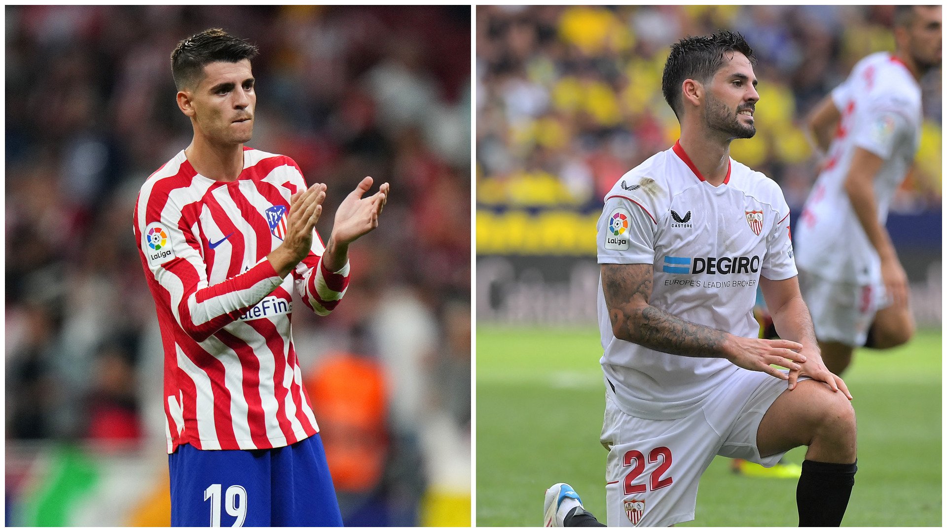 Avec Isco et Morata, les compos officielles du choc Séville-Atletico dévoilées