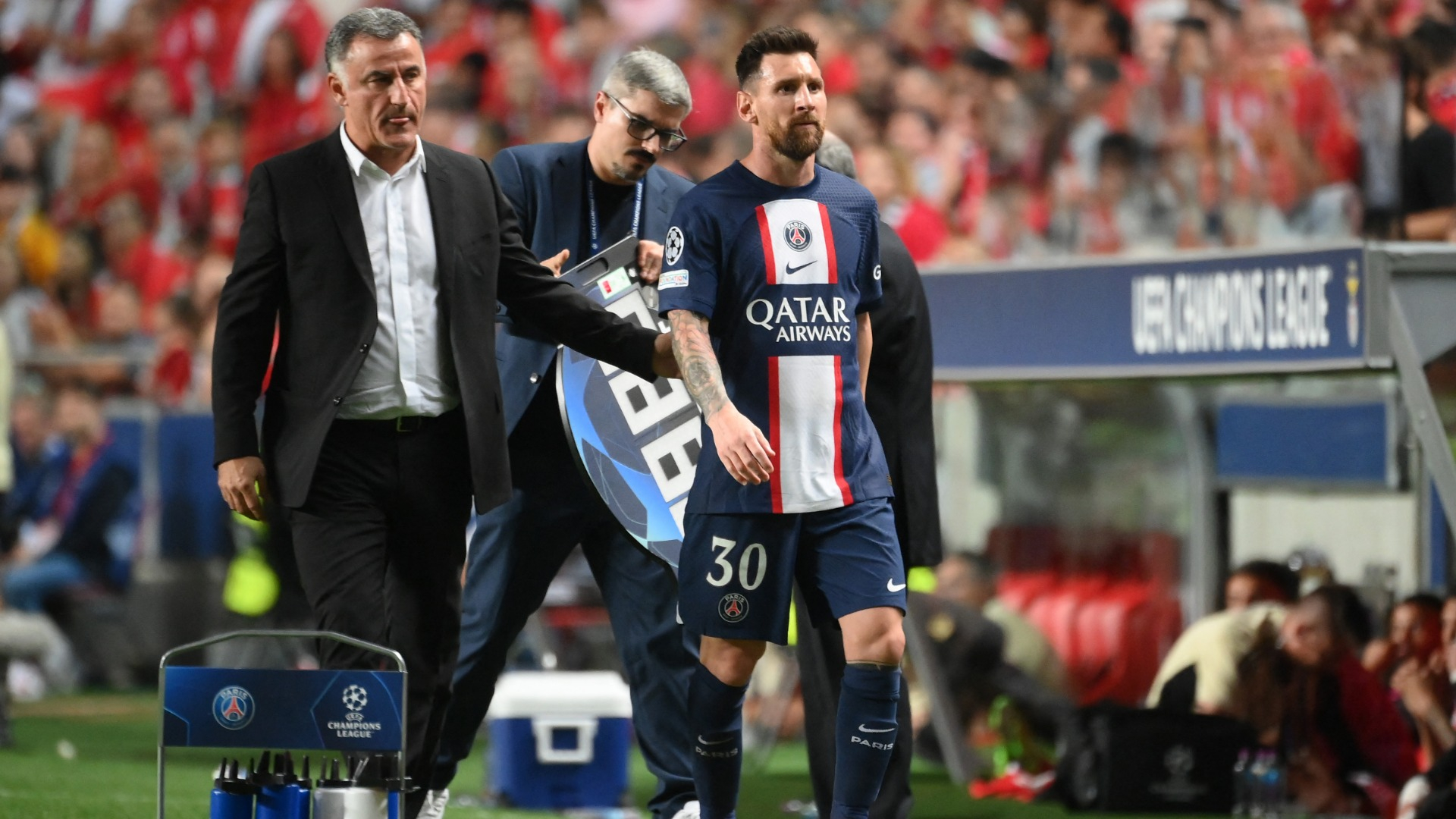 LDC, PSG: Galtier révèle la raison de la sortie de Messi