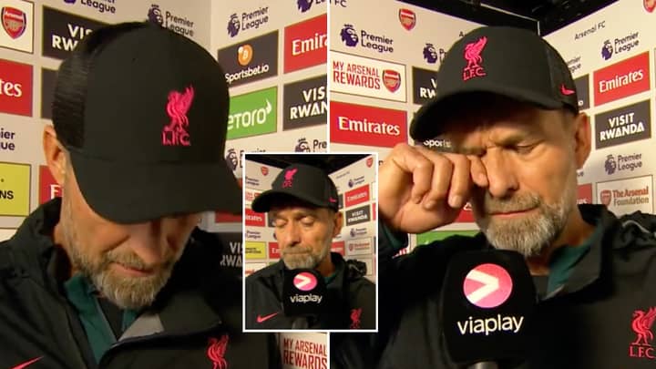 L’interview de Klopp avec les médias suédois après la défaite contre Arsenal est difficile à regarder, il a le cœur brisé