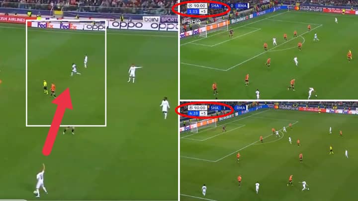 Toni Kroos a fait preuve d’un QI de 1000 dans le temps additionnel pour le Real Madrid contre le Shakhtar