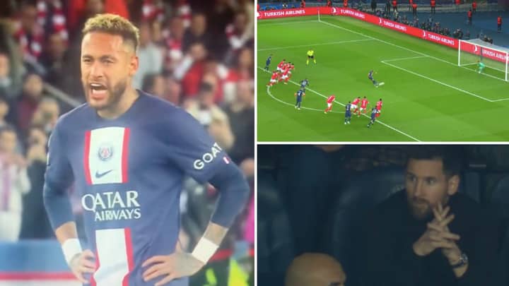 Les fans remarquent les réactions de Neymar et Messi après le penalty de Mbappé contre Benfica