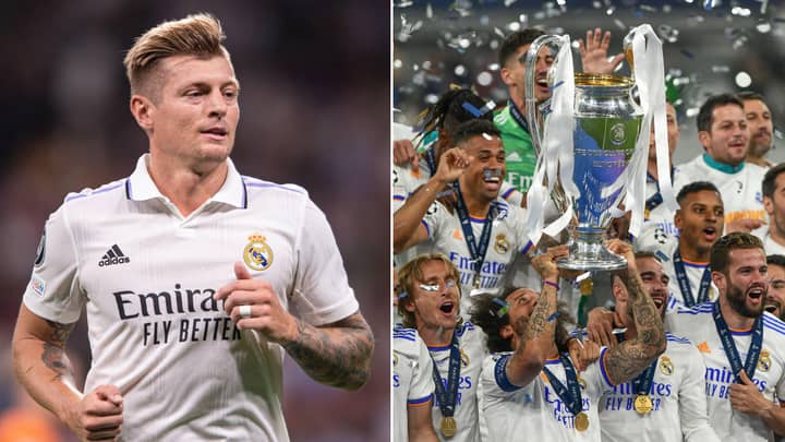 Kroos n’en revient pas que le Real Madrid soit troisième pour le prix du Club de l’année lors de la cérémonie du Ballon d’Or