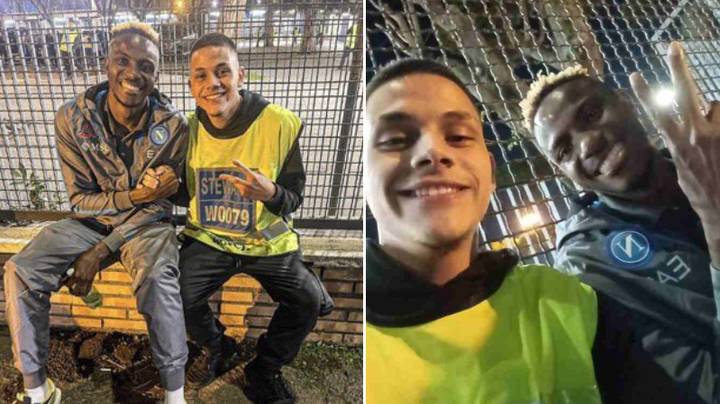 Un steward de l’AS Roma suspendu pour avoir pris un selfie avec Victor Osimhen après la défaite
