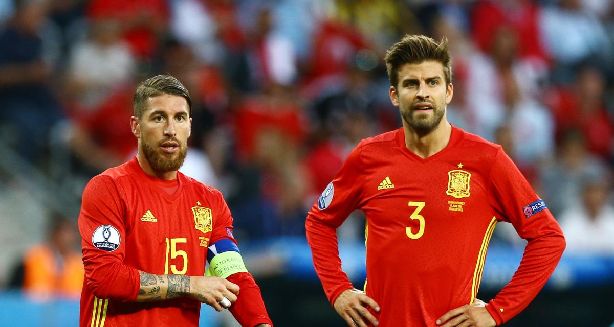 Espagne: Les éloges de Gerard Piqué à Sergio Ramos