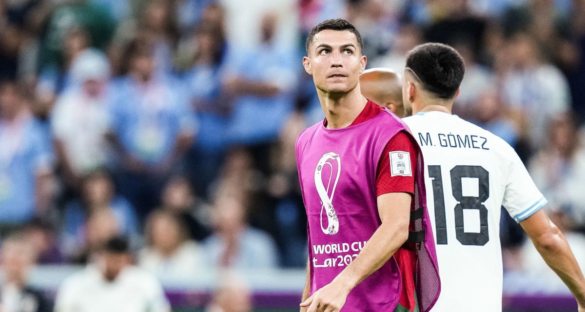 1200 L portugal uruguay cristiano ronaldo a rl auprs de l arbitre pour un but non attribu