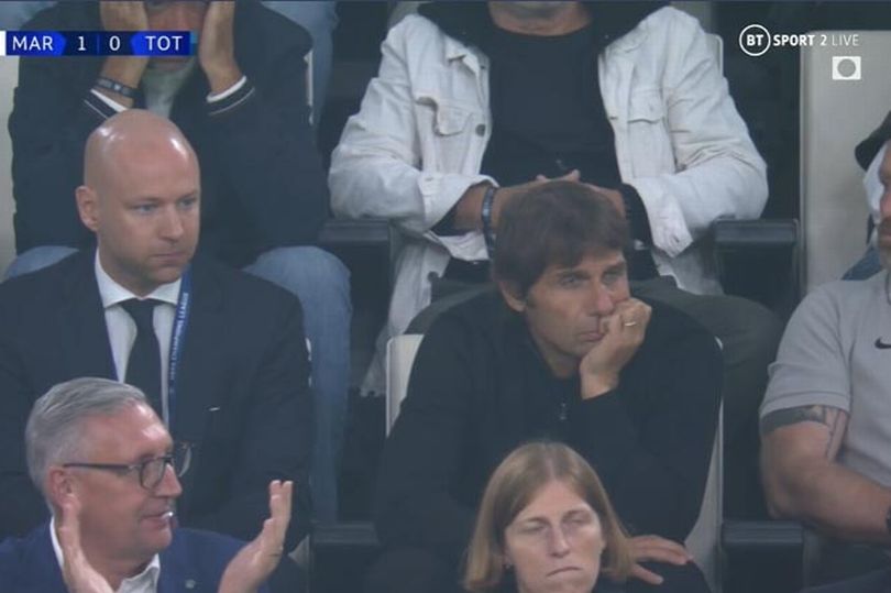 Les Spurs n’arrivent pas à croire la réaction de Conte sur le but crucial de Tottenham depuis les tribunes