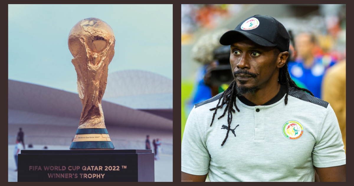 Aliou Cisse World Cup Trophy Tour