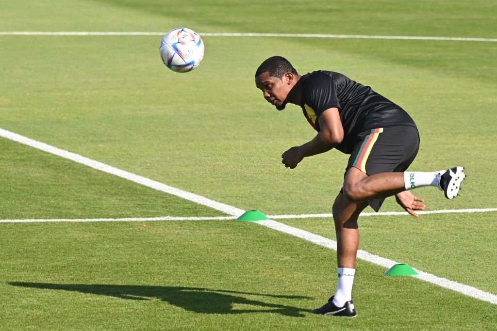 Mondial 2022 : Les images de l’entraînement d’Eto’o avec les Lions Indomptables avant la Suisse