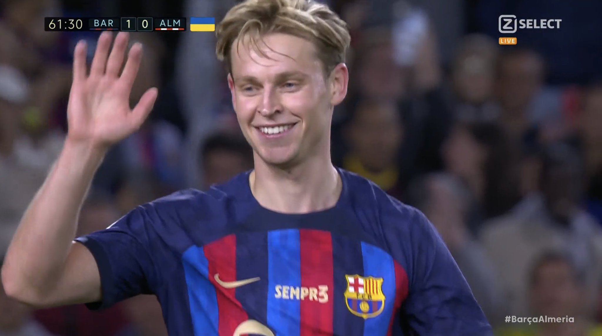 Frenkie De Jong double la mise blaugrano, Barça 2-0 Alméria (VIDEO)