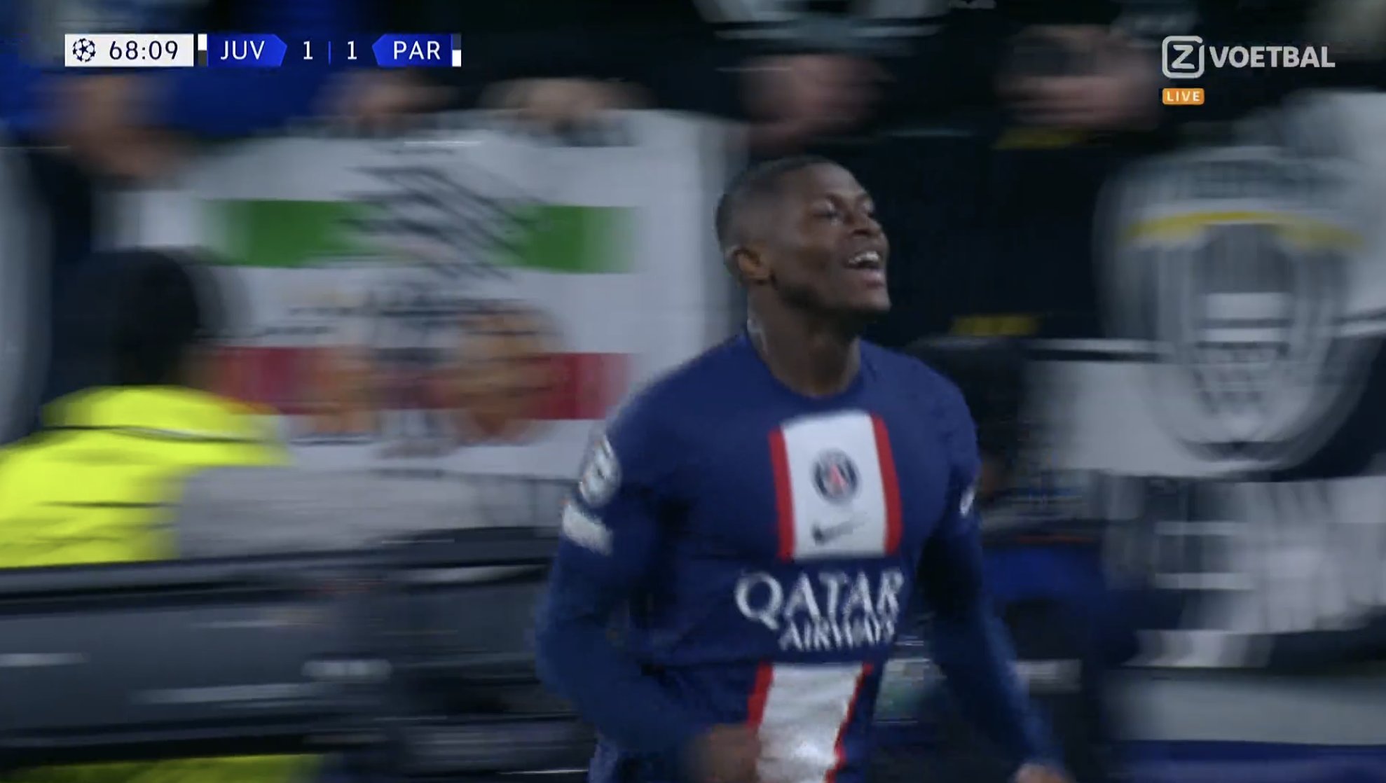 Nuno Mendes délivre le PSG face à la Juve après une énorme course (VIDEO)