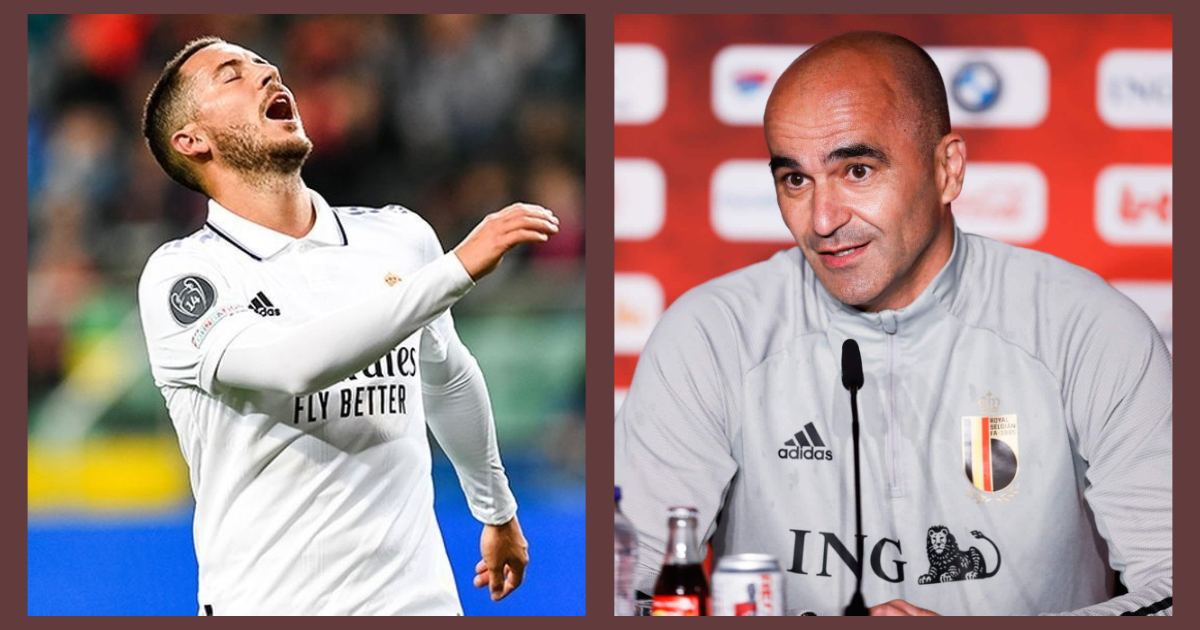 Roberto Martinez vole au secours d’Eden Hazard : « C’est un commentaire hors de propos »