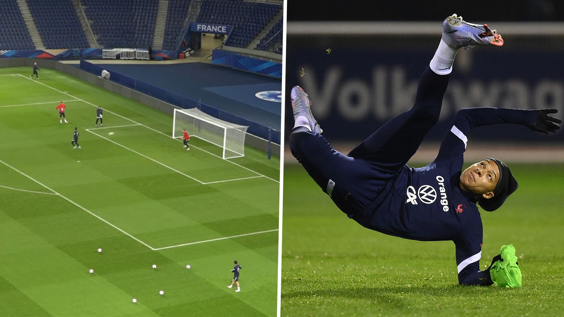 Equipe de France: Le magnifique but de Kylian Mbappé à l’entraînement (vidéo)