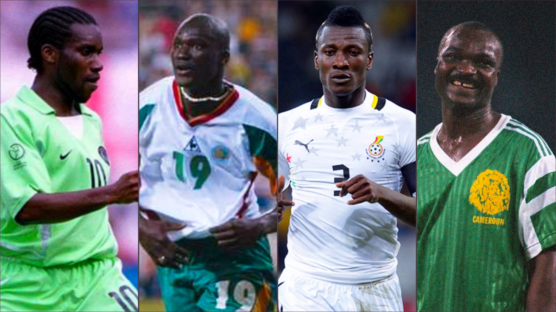 Milla, Gyan, Aliou Cissé, l’Equipe type africaine de l’histoire de la Coupe du monde