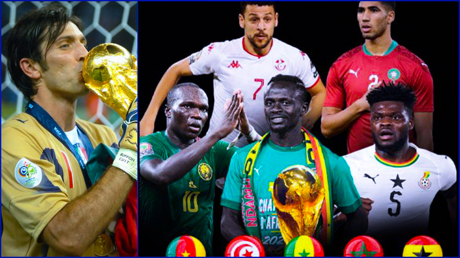 Buffon zappe Mané et le Sénégal: «Ce pays africain est le favori de la Coupe du monde»