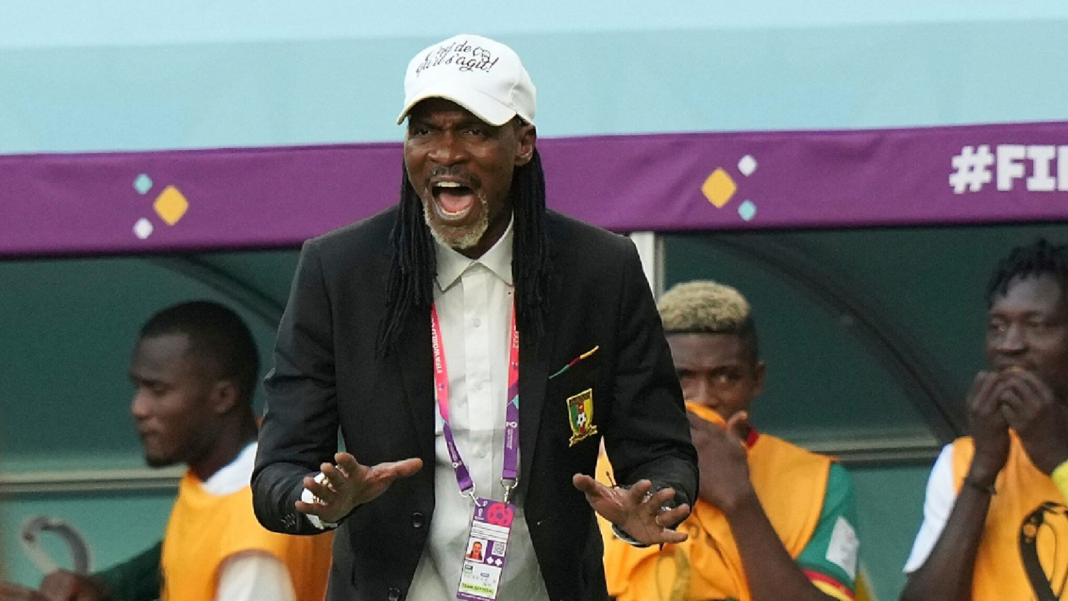 « Nous ne sommes pas au Qatar pour faire de la figuration » : Rigobert Song prévient le Brésil