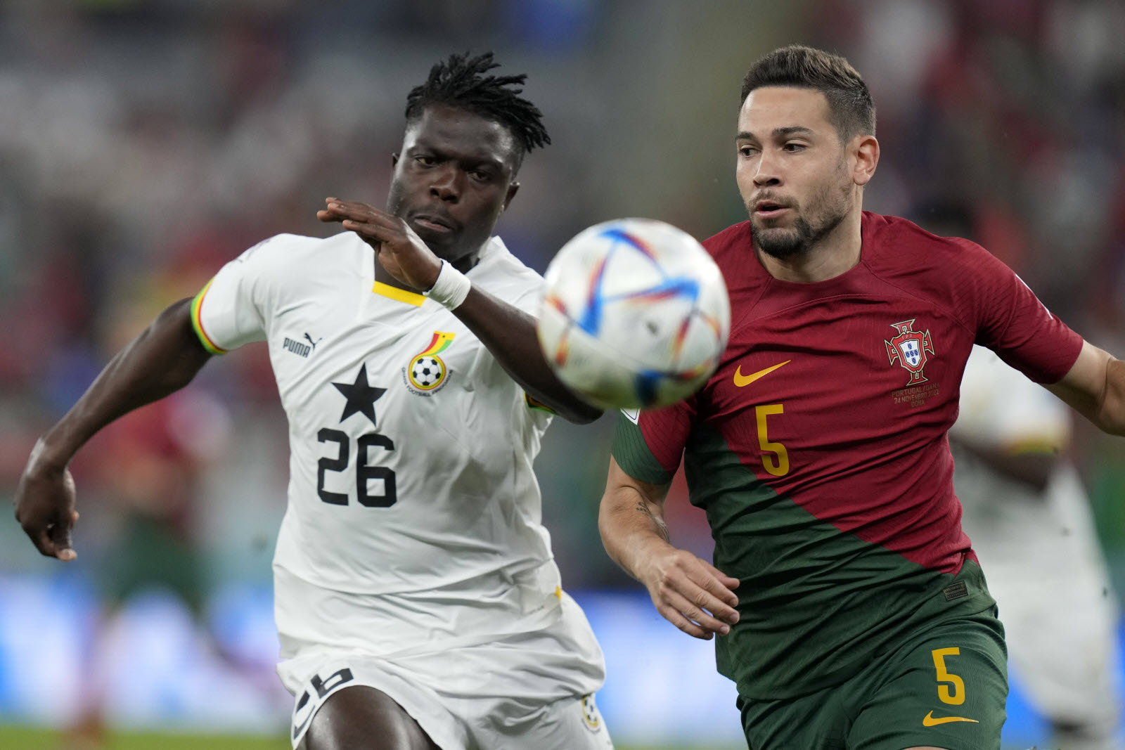 Sans briller dans le jeu, le Portugal défait le Ghana d’entrée en Coupe du Monde