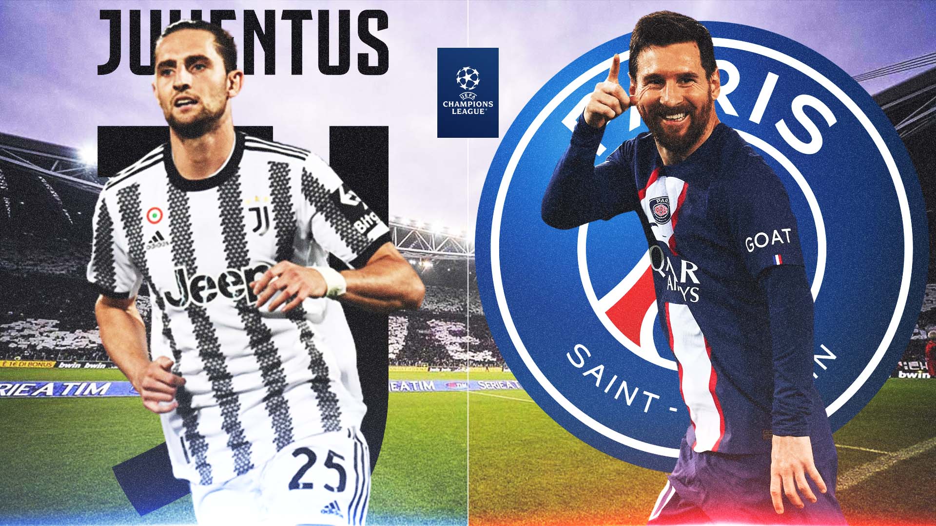 Les compos officielles de Juve – PSG sans Neymar, mais avec Messi et Mbappé !