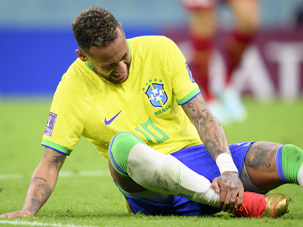 neymar sest blesse contre la serbie