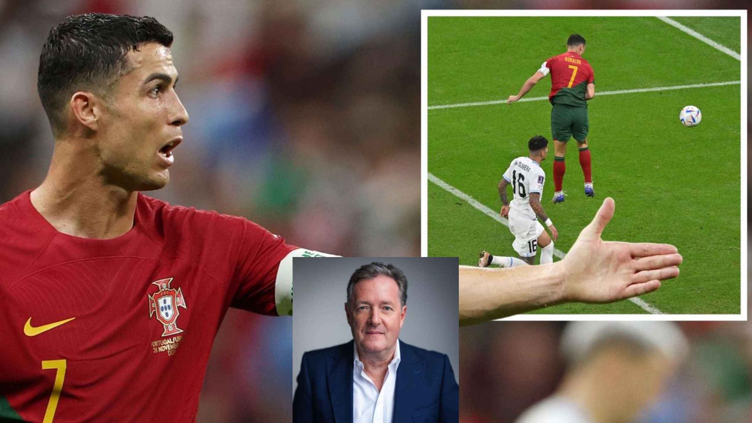 Coupe du monde : Piers Morgan rend son verdict alors que Ronaldo tente de réclamer le but de Bruno Fernandes