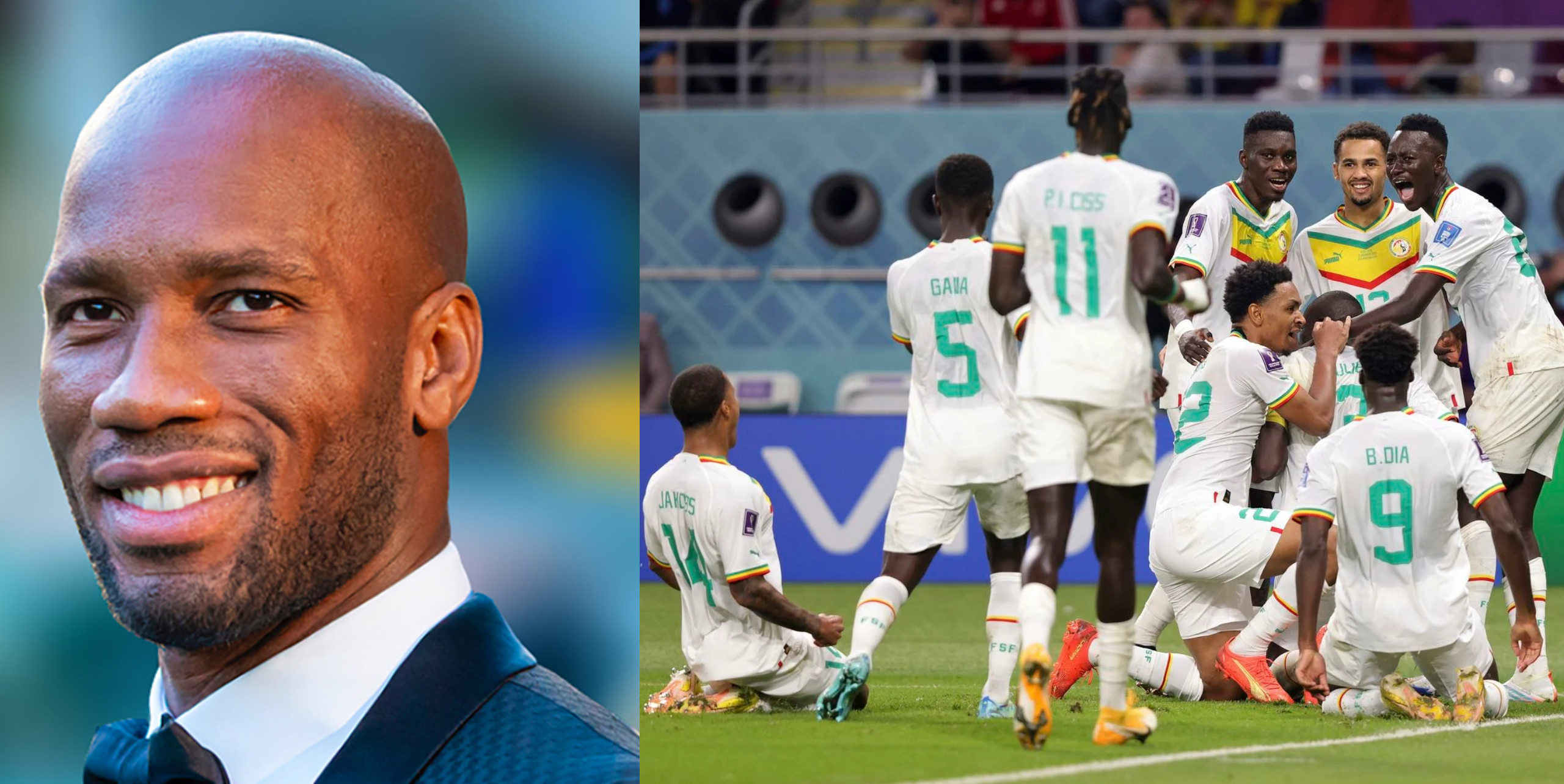 Coupe du monde 2022 : Drogba réagit à la qualification du Sénégal pour les huitièmes de finale