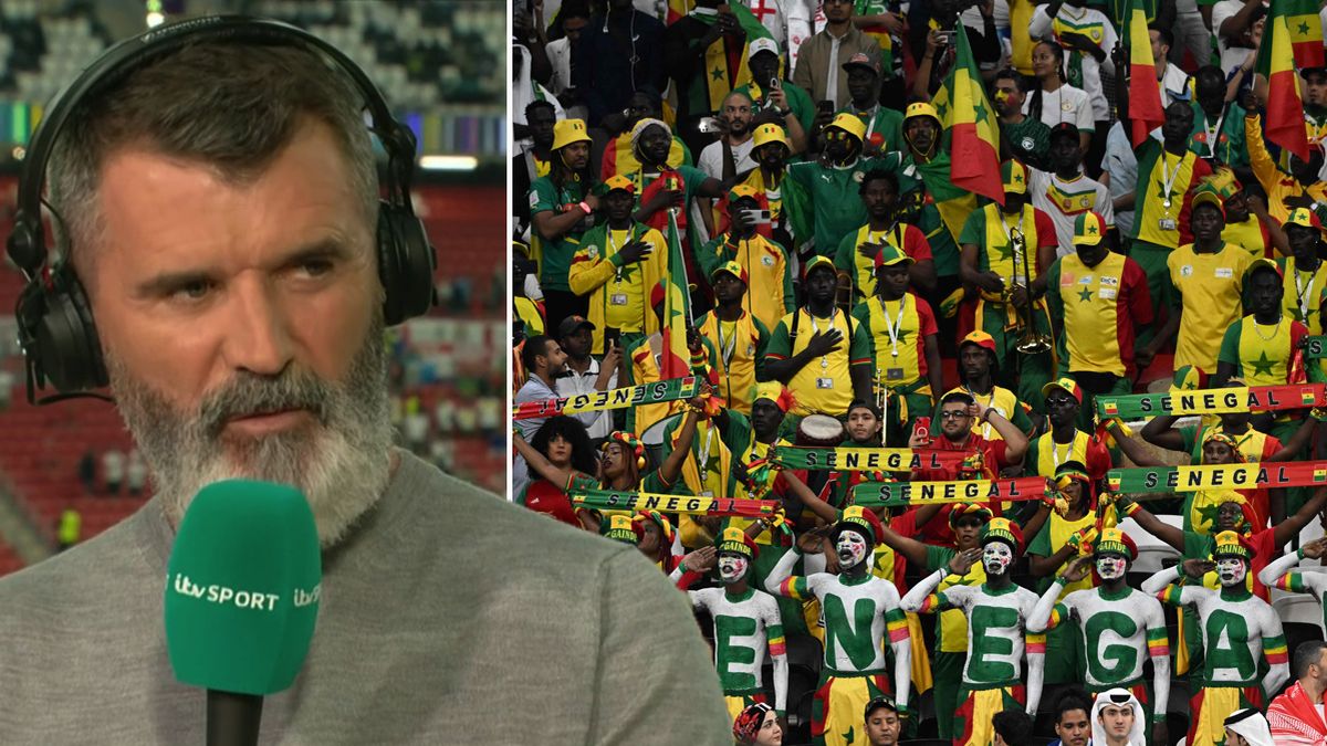 0 MAIN PICS Roy Keane finds himself getting annoyed by Senegal fans minutes into ITV coverage