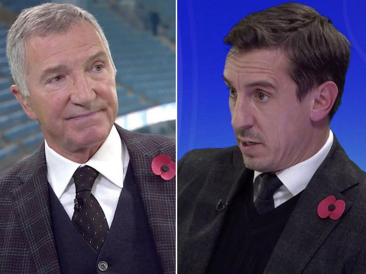 0 MAIN Souness and Neville heated debate over Man Utds problems