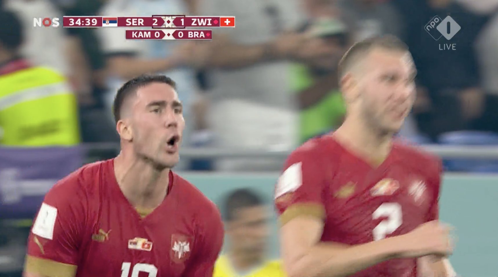 Vlahovic met la Serbie devant, la Suisse menée à 2-1 (VIDEO)