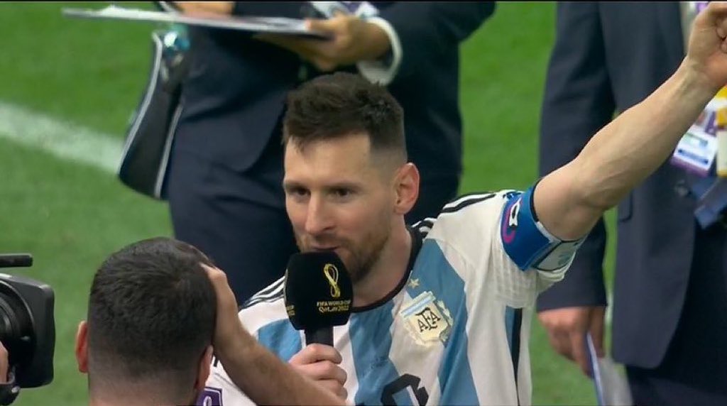 Argentine championne du Monde,  Léo Messi se lâche