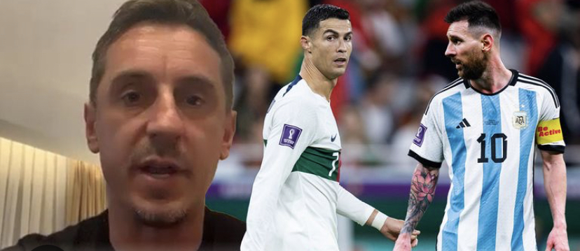 Gary Neville : les gens ont fait en sorte que Messi réussisse, Ronaldo a été coupé