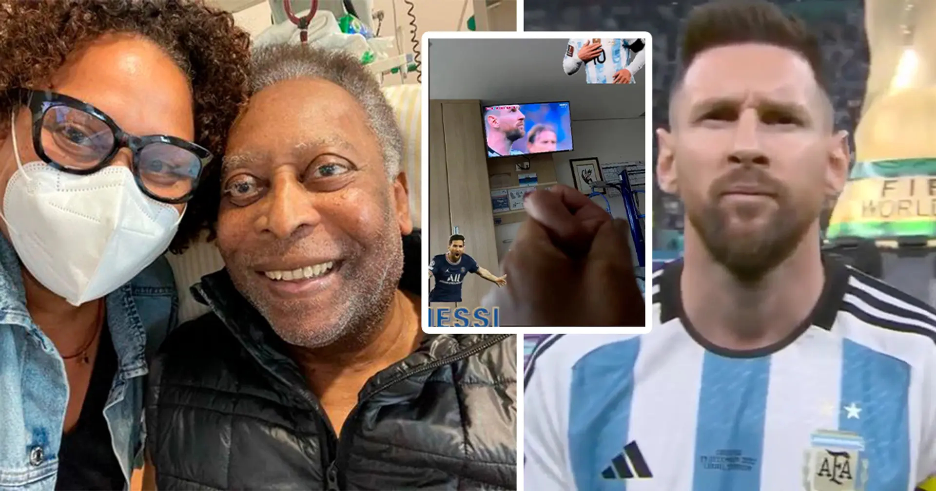 Pelé réagit à la performance magique de Messi contre la Croatie alors qu’il lutte contre le cancer à l’hôpital