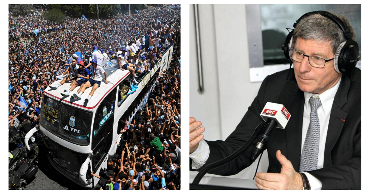 Argentins supporters Francais