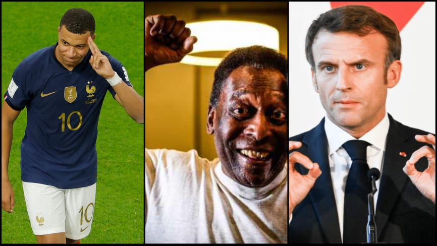 « Tu es le Roi », Mbappé et Macron rendent hommage à Pelé