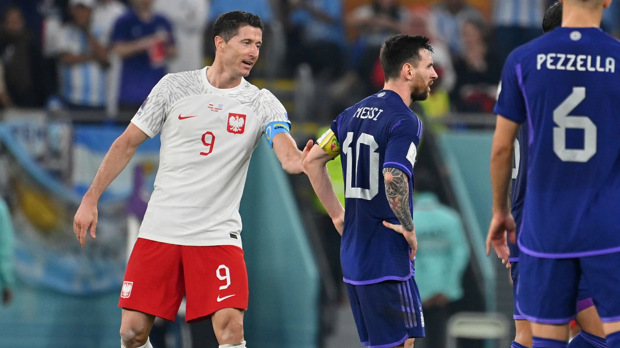 Lionel Messi snobe Robert Lewandowski pendant Pologne Argentine 1531579