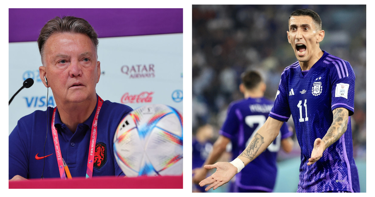 Pays-Bas – Argentine : Louis Van Gaal répond sèchement à Angel Di Maria