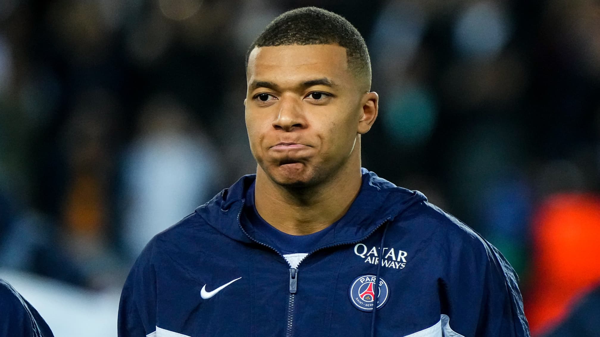 Mbappe lors de PSG Benfica 1499893