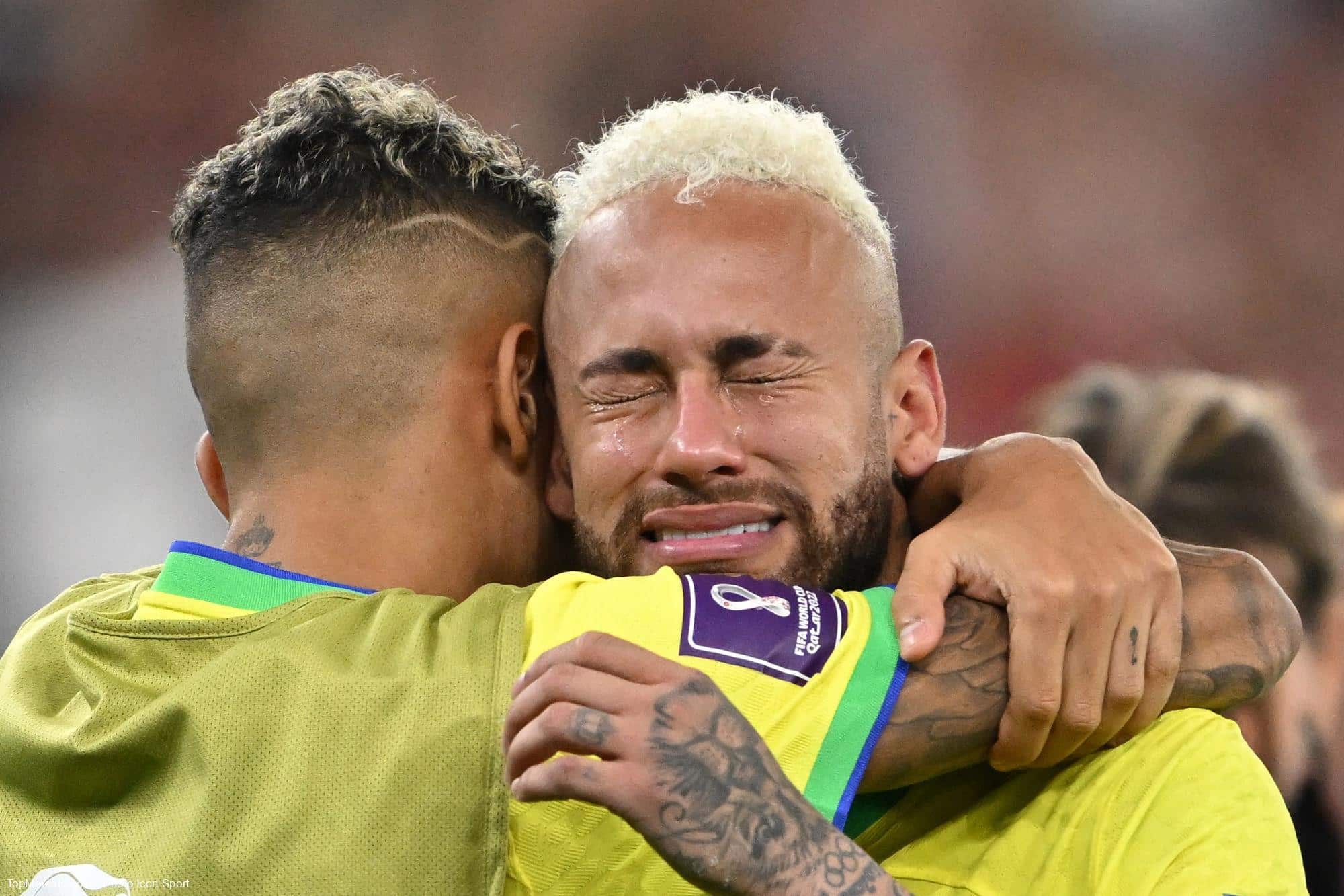 Neymar pleurs Bresil Coupe du monde 2022 1