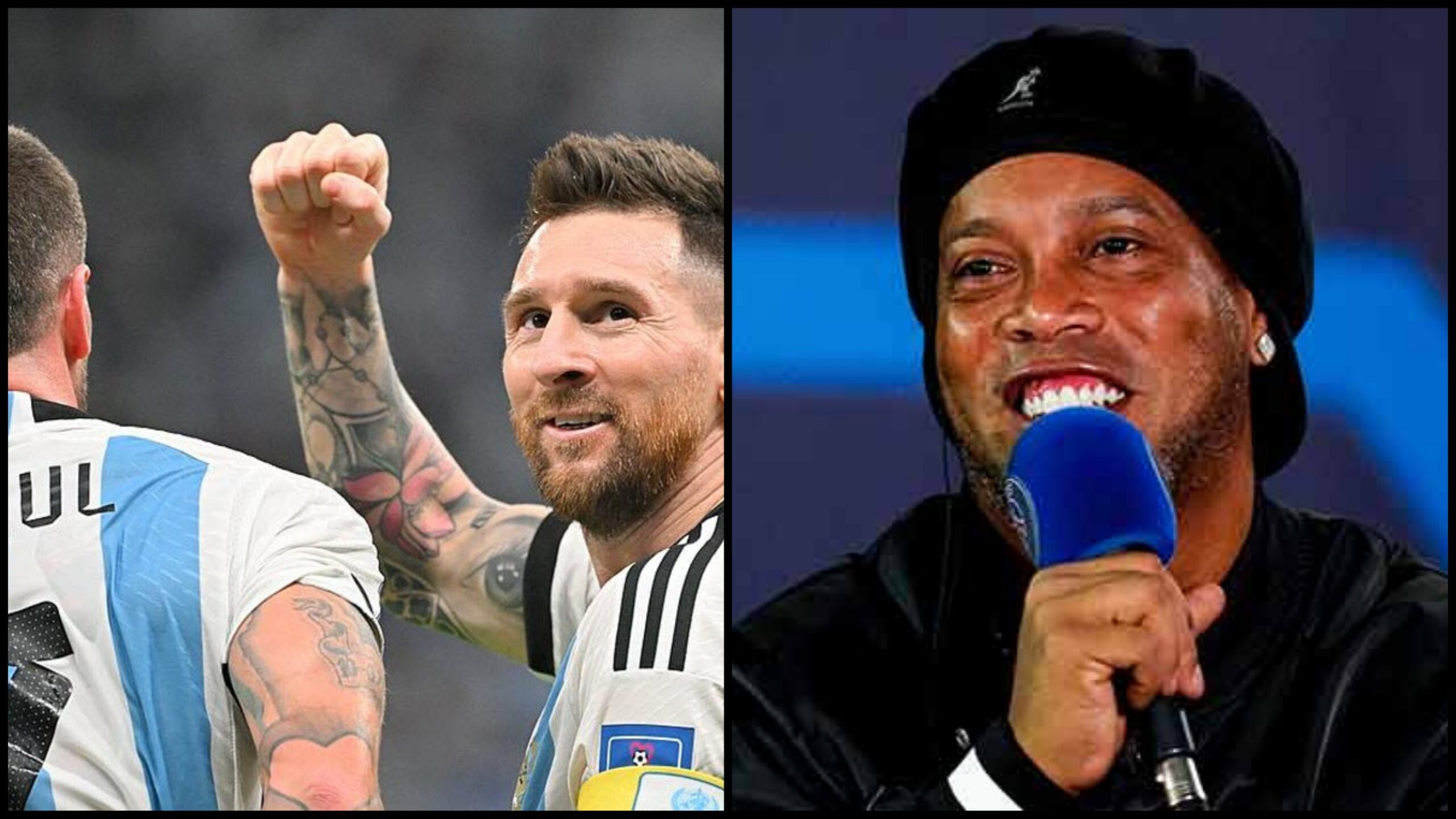 Ronaldinho rend un vibrant hommage à Messi avant la finale, « Je savais tout »