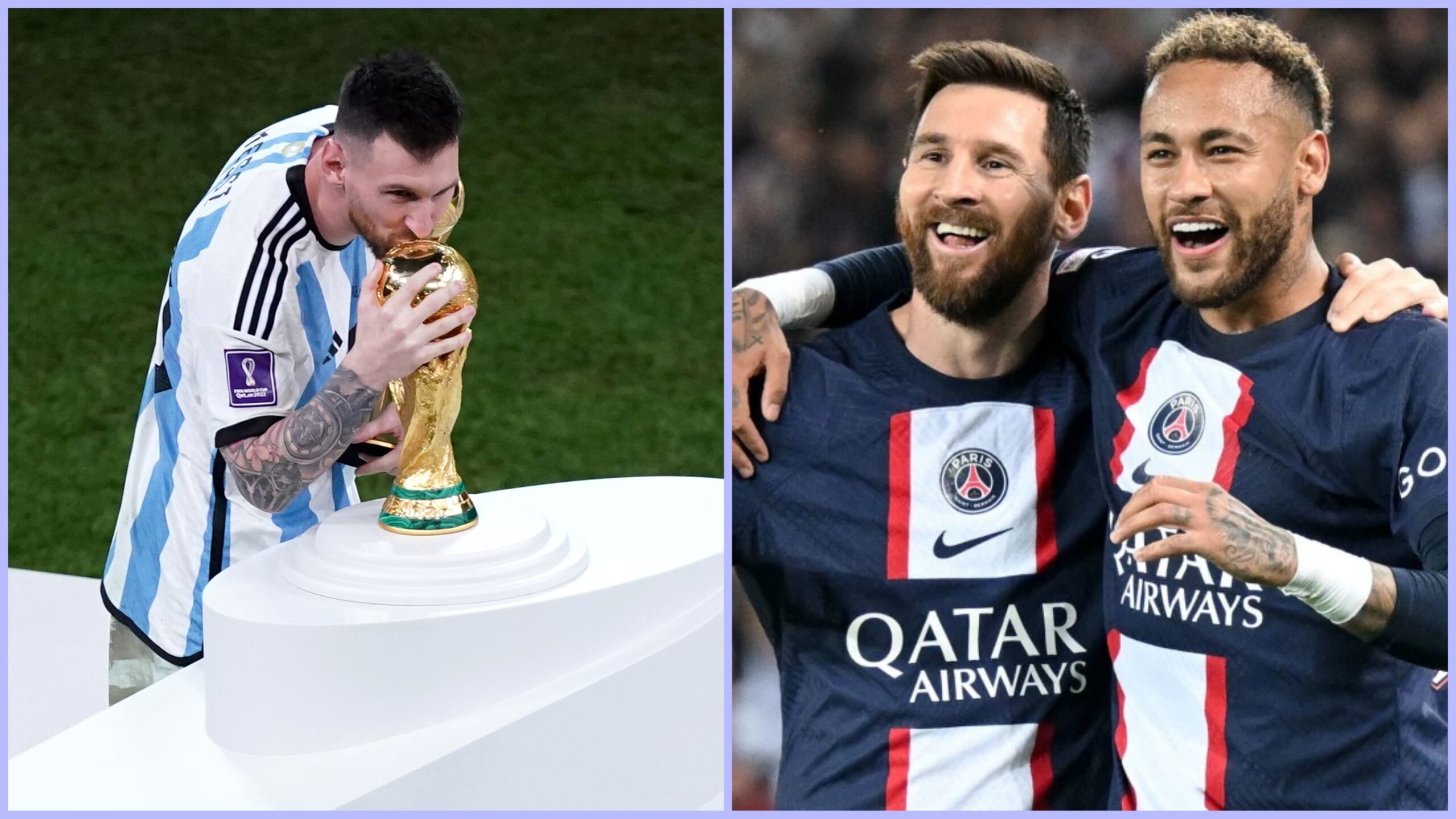 Mondial 2022: Neymar réagit au sacre de l’Argentine de son ami Messi
