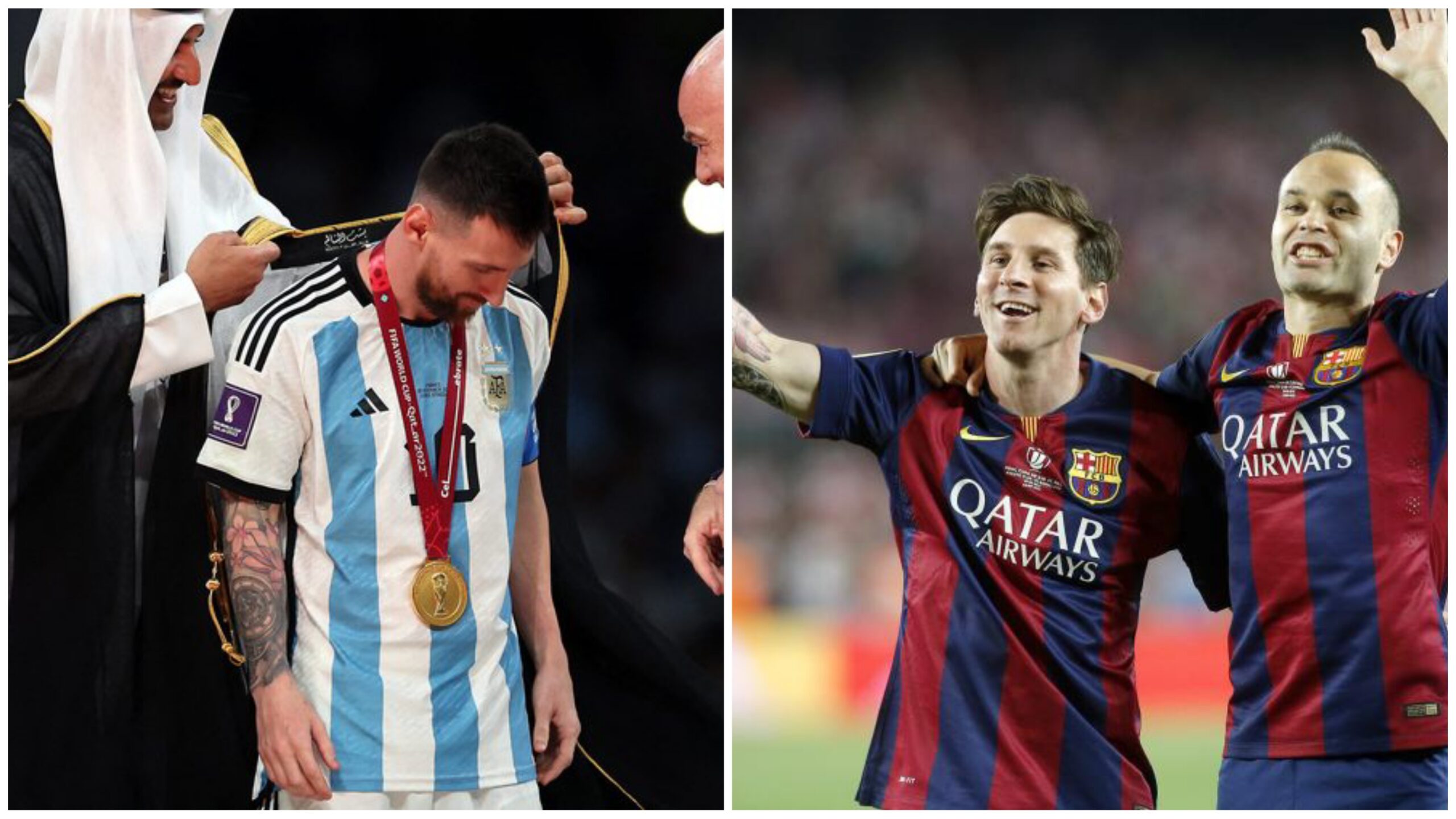 Le vibrant hommage de Iniesta à Messi après le sacre de l’Argentine