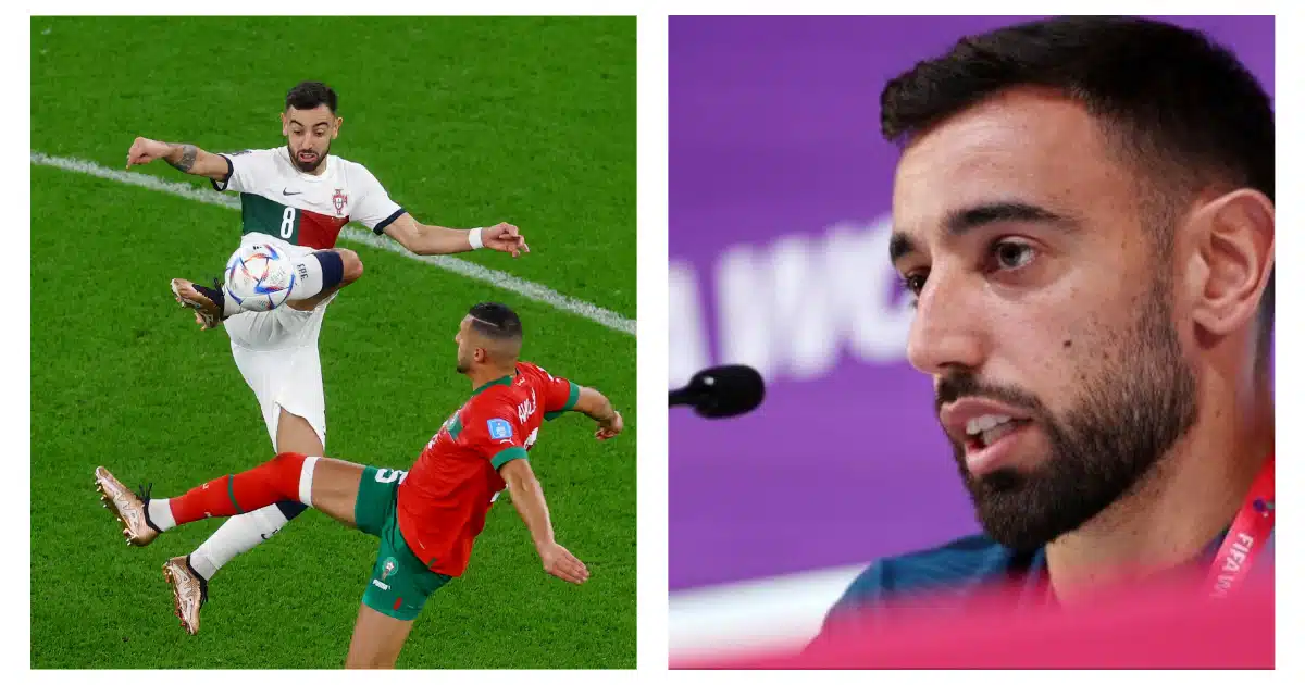 « C’est mérité », Bruno Fernandes adresse ses félicitations aux Lions de l’Atlas après l’élimination du Portugal