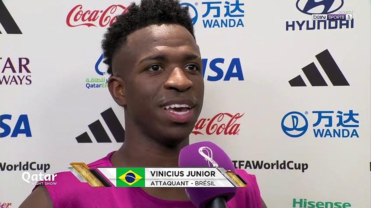 Mondial: Vinicius révèle les 3 joueurs qui l’ont impressionné, « c’est rare de voir ça »